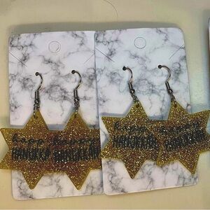 Hanukkah earrings Star of David